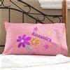11934 - Flower Power Personalized Pillowcase