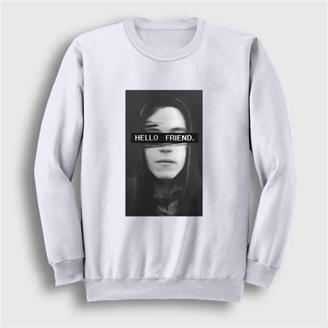 Hello Friend Hacker Mr Robot Sweatshirt | Presmono