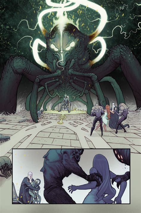 Cthulhu Mythos page by cliff-rathburn on deviantART Creature Drawings, Creature Art, Arte Horror ...