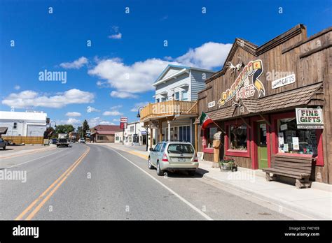 Small town of Augusta, Montana, USA Stock Photo - Alamy