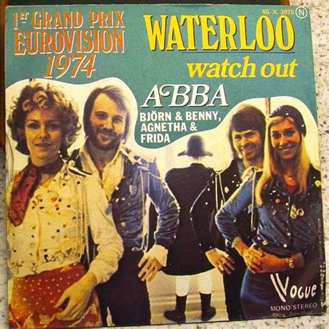 - Waterloo (eurovision 1974) / watch out by Abba, SP with dydan007 - Ref:115741212