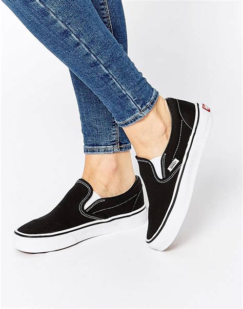 LOVE this from ASOS! | Shoes women heels, Black slip on sneakers, Black slip on trainers