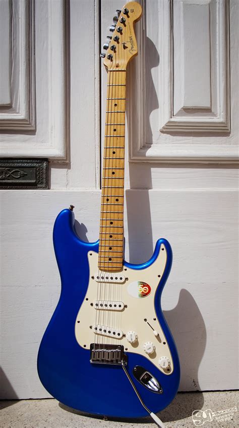 Fender Stratocaster in Chrome Blue - 50th Anniversary 2004 - Fender Malta Guitars | Guitarra ...