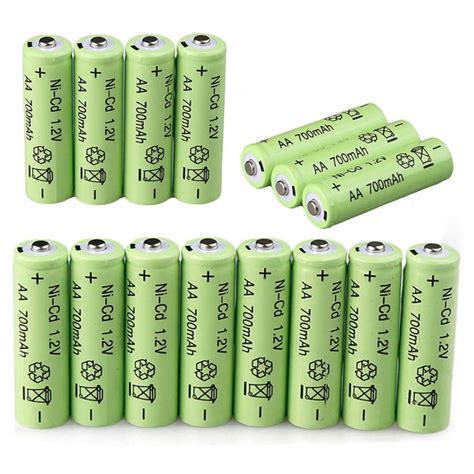 Battery AA 1.2V 700mA Ni-MH Rechargeable