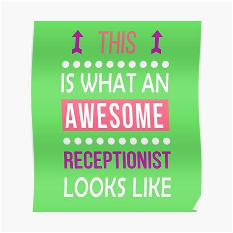 Funny Receptionist Posters | Redbubble