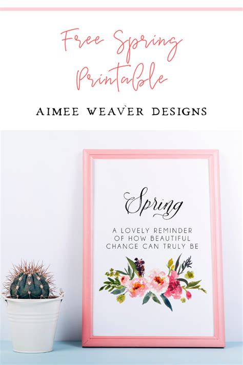 Free Spring Printable! | Diy prints, Spring printables, Simply framed