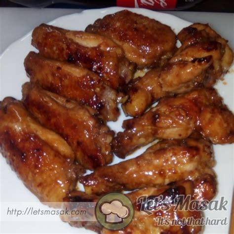 Coca Cola Chicken Wings Recipe | LetsMasak