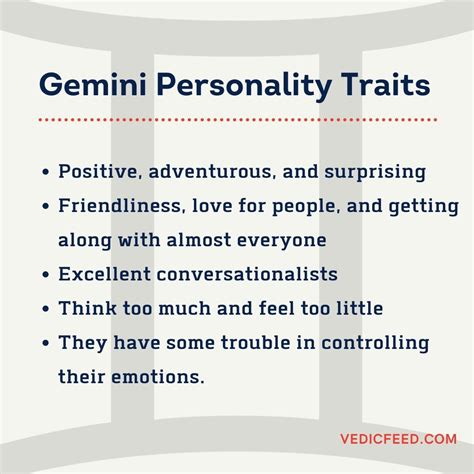 Gemini personality traits characteristics and mithuna rashi – Artofit