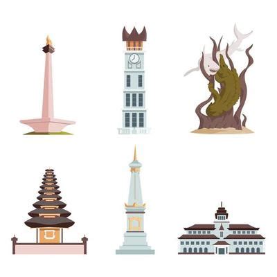 Surabaya Landmark Vector Art, Icons, and Graphics for Free Download