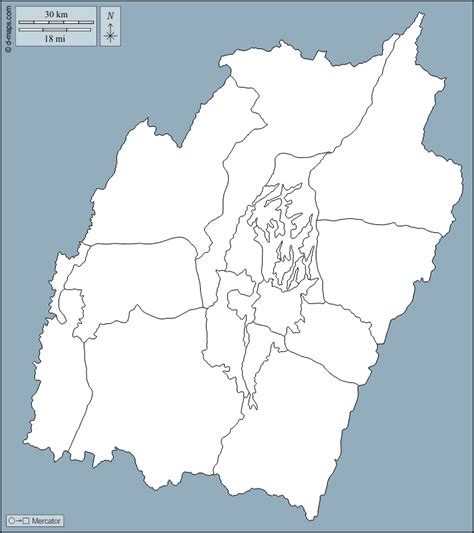 Manipur free map, free blank map, free outline map, free base map ...