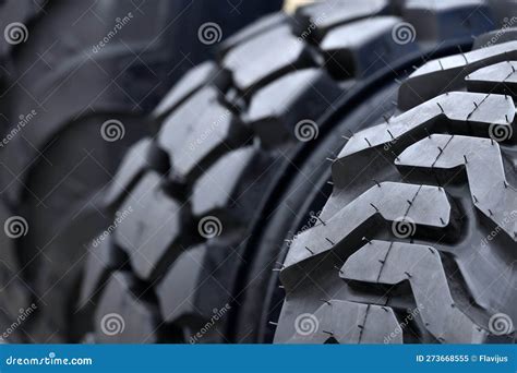 Big Black Truck tires stock image. Image of pattern - 273668555