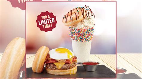 The Counter Introduces New Donut Burger And Donut Shake - Chew Boom