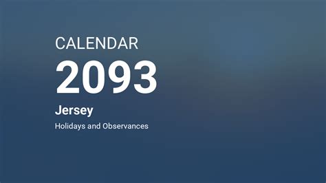 Year 2093 Calendar – Jersey