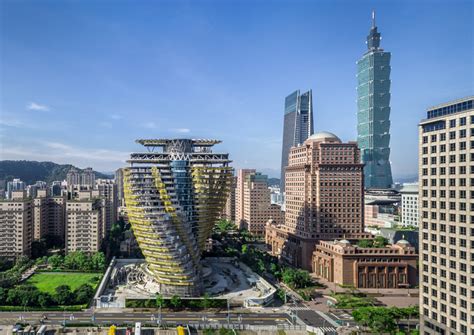 El edificio residencial 'Agora Garden' se eleva en Taiwán como un jardín vertical con forma ...