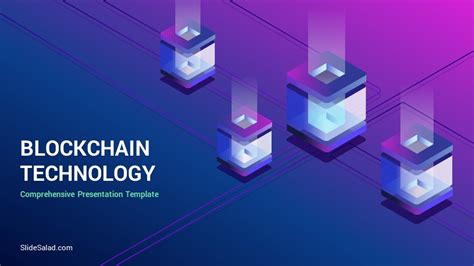 Blockchain PowerPoint Template Slides and Infographics Designs - SlideSalad