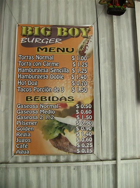 Big Boy Burger Menu | Flickr - Photo Sharing!