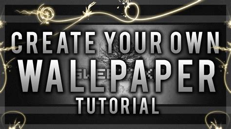 Create Your Own Wallpaper Tutorial! - Sweetixo - YouTube