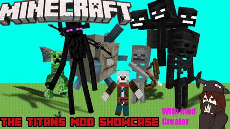 Minecraft -The Titans Mod Showcase UPDATE! with the creator - YouTube