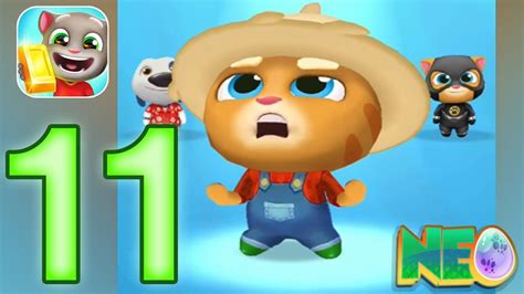 Talking Tom Gold Run: Gameplay Walkthrough Part 11 - Farmer Ginger (iOS ...