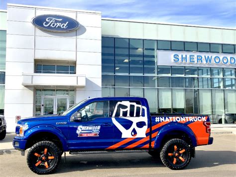 Sherwood Ford Reveals Custom NATIONTRUCK for OilersNation