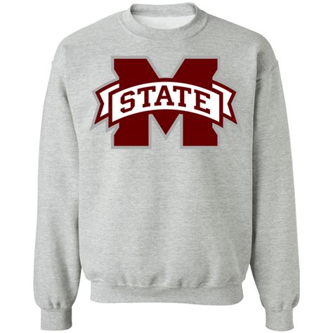 Mississippi State Bulldogs Logo Crewneck Sweatshirt - Happy Spring Tee