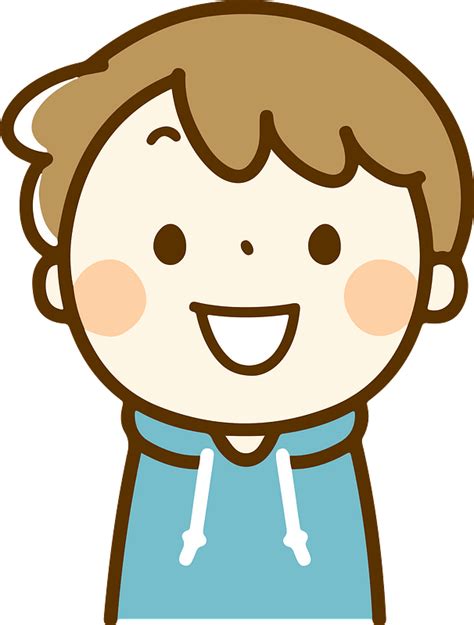 Young Smiling Boy clipart. Free download transparent .PNG | Creazilla