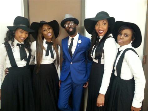 Omish ladies with boss | African prom dresses, Tye tribbett, Choir uniforms