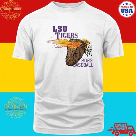 lsu Tigers 2023 Baseball Hot Hands T-shirt – AETEMITEE