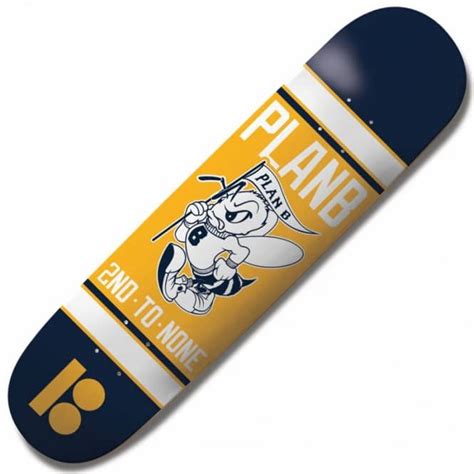 Plan B Skateboards Plan B Bee Logo Mini Skateboard Deck 7.5" - Skateboard Decks from Native ...