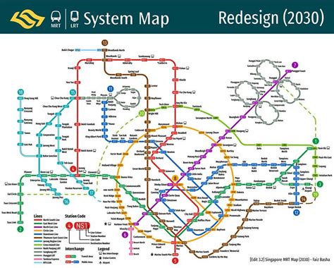 Full Singapore Mrt Map - IMAGESEE