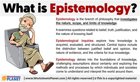 What is Epistemology | Definition of Epistemology