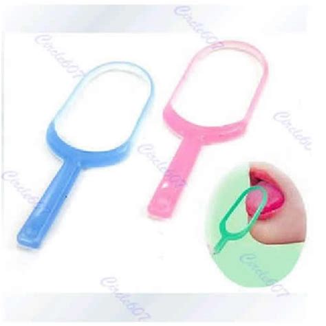 1 Set New Plastic Tongue Cleaner Scraper Remove Germs Tongue Cleaner For Fresh Breath High ...