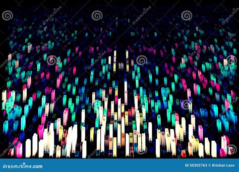 Colourful city night stock image. Image of lights, megapolis - 50302763