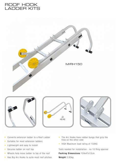 Roof hook Ladder kits – Maxi Ladders | Hitech Heavy Duty Ladders