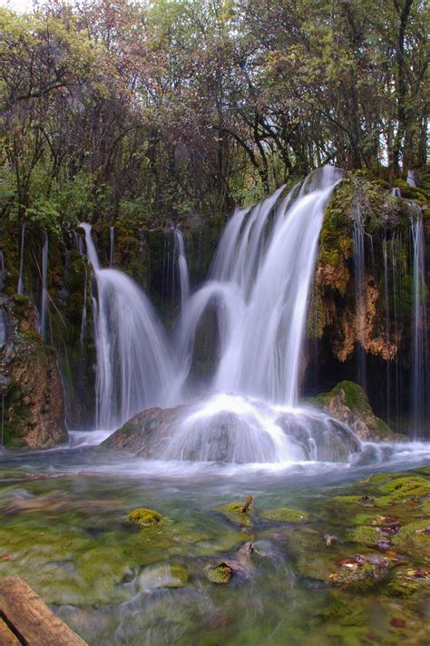 Free Stock photo of Attractive Natural Waterfalls with Trees Above ...