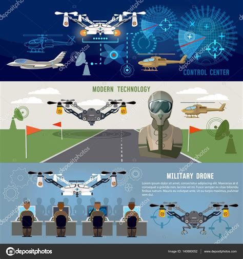 Military drone, mdern army aviation and weapons Stock Vector Image by ...