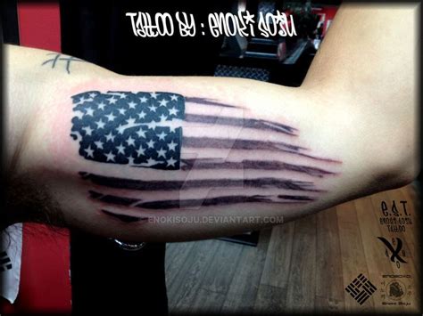 Battle Torn American Flag Tattoo 1000 ideas about american flag ... | Flag tattoo, American flag ...