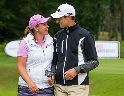 Liz Young of England on the 18th hole with her husband Jon… | Flickr