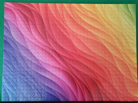 My first gradient! Much harder than I was anticipating but very fun to look at. Buffalo, 1000 ...