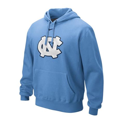 Nike Mens North Carolina Tar Heels Classic Logo Hoodie in Blue for Men ...