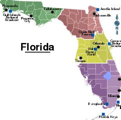 File:Map of Florida Regions with Cities.svg - Wikitravel Shared