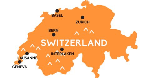 Map of Switzerland | RailPass.com