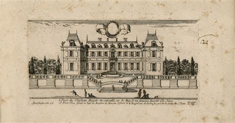 Le château de Versailles en 1660-1664, par Israël Silvestre | Château ...