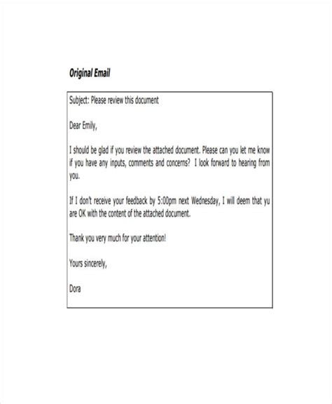 Feedback Email - 6+ Examples, Format, Pdf, Tips