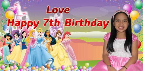 Disney Princess Birthday Banner 6