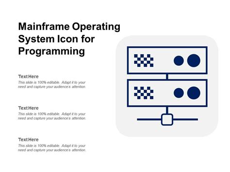 Mainframe Operating System Icon For Programming | Presentation Graphics ...