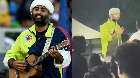 Arijit Singh gets pulled by fan at concert, he schools her: ‘I’m ...