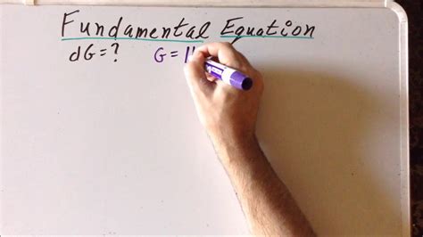 Thermodynamics: fundamental equation of thermodynamics derivations - YouTube