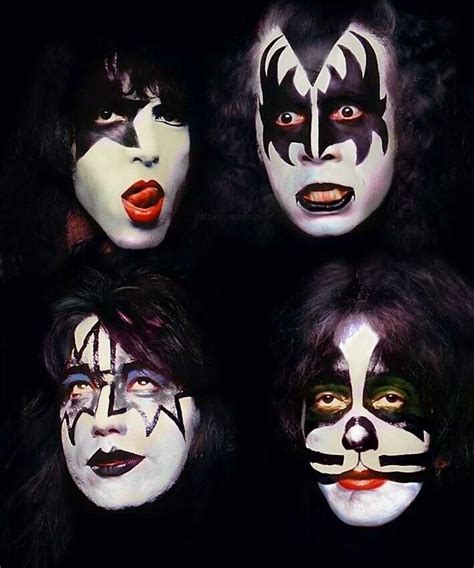 Pin de kristie james en KISS - The Make Up Members | Banda de rock kiss, Fotos de banda de rock ...