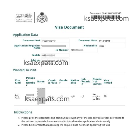 How To Check Family Visit Visa Status On MOFA - KSAexpats.com